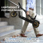 2026 Upgrate AOVOPRO TX01 Smart APP Electric Scooter 350W/500W Powerful Motor 36V25-45KM Range Adults EScooter with Dual Brake - Image 5