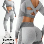 2pcs Hot-selling New Sports Tight Running Breathable Seamless Yoga Suit Women's Outdoor Fitness Suit Women's