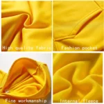 New Fashion Men's Women's Hoodies Spring Autumn Winter Casual Hoodies Sweatshirts Men Tops Solid Color Hoodie Sweatshirt Male - Image 5