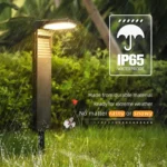 2PCS Super Bright Solar Powered Pathway Lights Outdoor Waterproof Landscape Lighting Driveway Sidewalk Walkway Garden Solar Lamp - Image 4