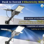 Solar Street Lights Outdoor Motion Sensor Light 8000W 800000LM 6500K Solar Security Flood Lights Solar Lamp for Yard, Road - Image 5