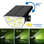 Outdoor 72/68 LED Solar Landscape Spotlights IP65 Waterproof Solar Light with 3 Modes Solar Garden Lighting for Outside Yard - Image 5