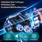 YOFIDRA 6 IN1 High Pressure Car Water Spray Gun 200Bar Cordless Garden Washing Machine Cleaner Power Tool For Makita Battery Pin - Image 5