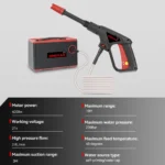 ONEVAN 220Bar 4000W Electric Cordless Pressure Washer Multifunctional Car Washing Garden Watering Tools For Makita Battery Pin - Image 3