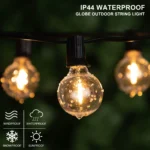 G40 Outdoor Garland String Lights Shatterproof Waterproof Plastic Led Bulb Vintage Connectable Patry Patio Decor Light Chain - Image 3