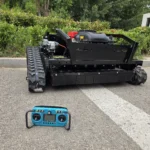 1000mm Cutting Width All-Terrain Robotic Lawn Mower | Aggressive Tread Tires + Auto Slope Climbing | CE/EPA Certified Flail - Image 2