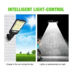1~6PCS Solar Street Light LED Solar Garden Lamp 3Mode Outdoor Waterproof Motion Sensor Solar Wall Lighting For Patio Garden - Image 5