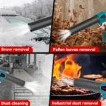 ONEVAN 4000W Brushless 300000RPM Electric Turbo Blower Jet Fan Lightweight Leaf Blower Lawn Yard Cleanup For Makita Battery Pin - Image 4