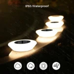 1/4Pack Solar Ground Lights,14LED Waterproof Outdoor Landscape Light, LED Lawn Lamp, for Garden Pathway Yard Deck Camping Decor - Image 6