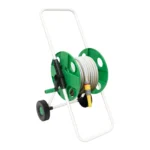 Garden Hose Reel Cart Holds 50m 1/2" Hose, Lightweight Portable Water Hose Storage with Wheels Crank for Patio Lawn Yard