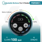YOFIDRA 3500W 200Bar Brushless Washer Water Gun 6 IN 1 Cordless Electric High Pressure Car Washer Garden For Makita Battery Pin - Image 3
