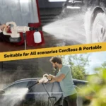 200Bar 3 Gears Brushless High Pressure Washer 6 IN 1 Car Washing Gun Garden Electric Water Spray Gun for Makita 18V Battery Pins - Image 5