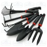 Household Gardening Accessories Hand Tools Spade Shovel Rake Fork Hoe Combination - Image 3