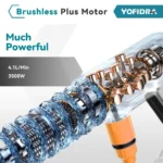 YOFIDRA 3500W 200Bar Brushless Washer Water Gun 6 IN 1 Cordless Electric High Pressure Car Washer Garden For Makita Battery Pin - Image 5