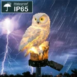 Solar Powered Owl Animal Lawn Lamp Solar Led Light Outdoor Garden Decoration Lamp Waterproof Solar Lights